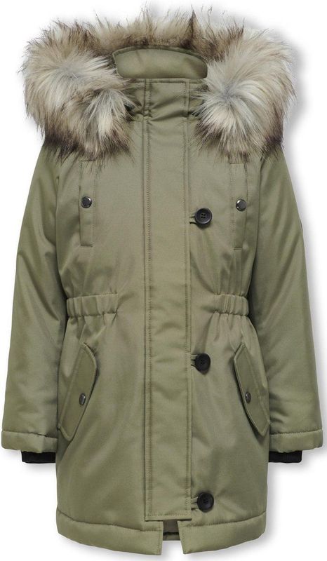 Kogiris - Parka - Lange Mouwen - Afneembare Capuchon - Polyester Voering - Winterjassen