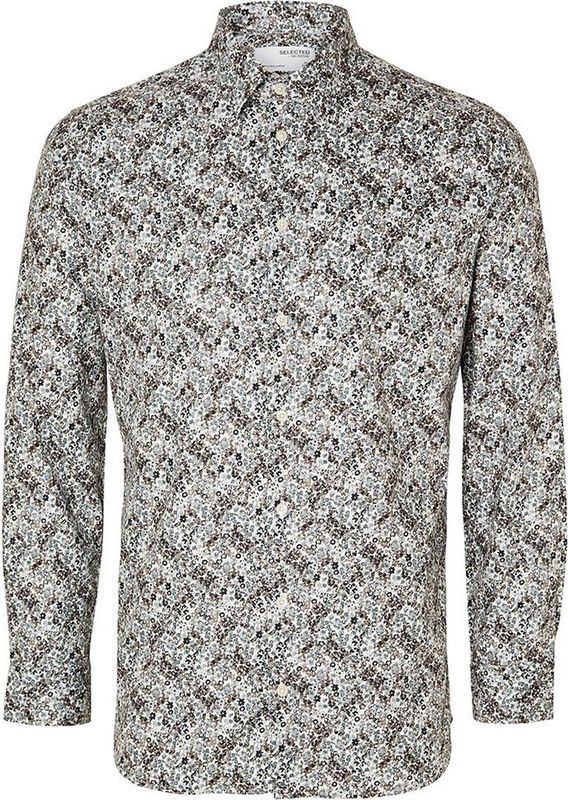 Formele Shirt - Blauw - Katoen - Slim Fit