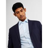 SELECTED HOMME Slim Fit Overhemd SLHSLIMSOHO met All Over Print Wit