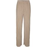 VERO MODA - Broek - Sand - Gevoerde Zoom - High Waist - Gerecycled Materiaal