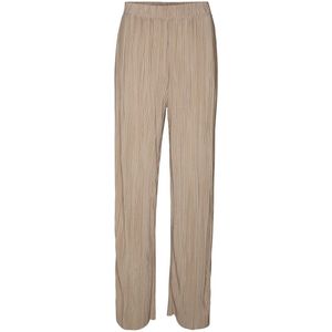 VERO MODA - Broek - Sand - Gevoerde Zoom - High Waist - Gerecycled Materiaal