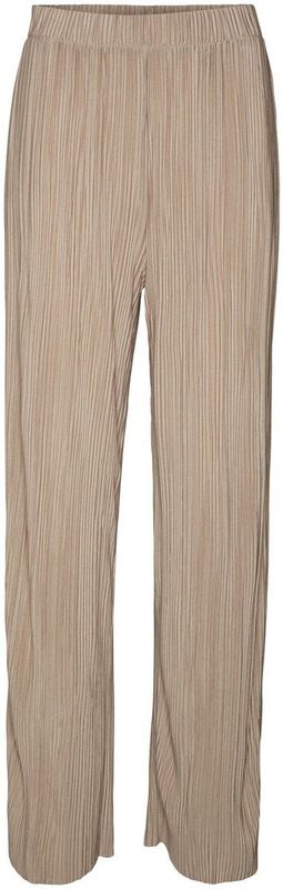 VERO MODA - Broek - Sand - Gevoerde Zoom - High Waist - Gerecycled Materiaal