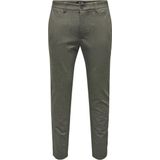 Only & Sons Mark Tap Herringbone Broek Mannen