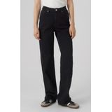 Vero Moda - Vmtessa Hr Wide Jeans - Zwart - Denim