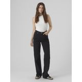 Vero Moda - Vmtessa Hr Wide Jeans - Zwart - Denim