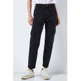 Noisy may Jeans Nmmoni Hw Utility Cargo Ank Az329bl 27027225 Black Dames