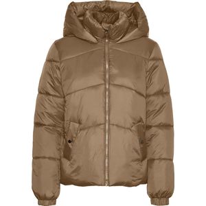 Vero Moda - Uppsala - Korte Gewatteerde Jas - Beige
