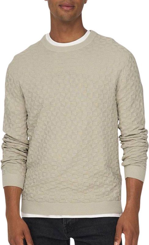 Onskalle - Pullover - Gebreide Pullover - Ronde Hals - Lange Mouwen - Regular Fit