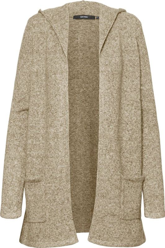 Vero Moda - Vmdoffy Ls Open Hood Cardigan Ga Noos - Dames - Cardigans