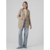 Gebreid Vest - Capuchon - Langer Gesneden - 52% Gerecycled Polyester - Steekzakken