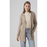 Gebreid Vest - Capuchon - Langer Gesneden - 52% Gerecycled Polyester - Steekzakken