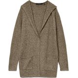 Gebreid Vest - Capuchon - Langer Gesneden - 52% Gerecycled Polyester - Steekzakken