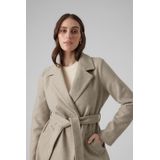 Jas - Onder de Knie - Polyester - Riem in Taille