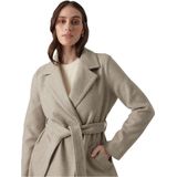 Jas - Onder de Knie - Polyester - Riem in Taille