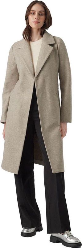 Jas - Onder de Knie - Polyester - Riem in Taille