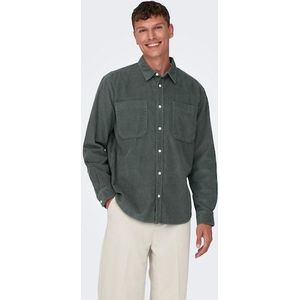 ONLY & SONS Langarmhemd OS ONSALP RLX 2PKT WASHD COR