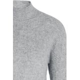 Noisy may Trui Nmnella High Neck Crop Knit Fwd 27026915 Medium Grey Melange Dames