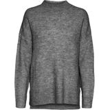 Vero Moda - Vmlefile - Trui - Medium Grey Melange - Oversized