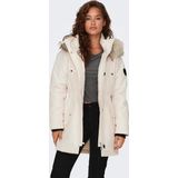 Onliris - Lange Parka - Winterjas - Met Kap en Afneembare Rand van Synthetisch Bont