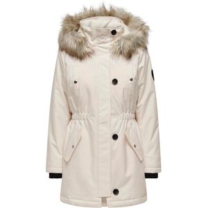Onliris - Lange Parka - Winterjas - Met Kap en Afneembare Rand van Synthetisch Bont