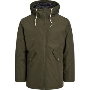 Jack Jones - Loop Parka - Jassen - Olijfkleur
