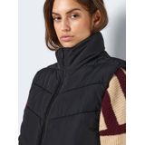 Noisy may Nmdalcon S/L Short Vest Noos gewatteerd vest voor dames, zwart/wit, 38