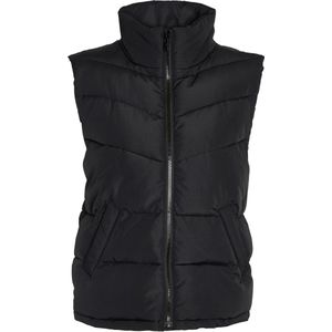 Noisy may Nmdalcon S/L Short Vest Noos gewatteerd vest voor dames, zwart/wit, 38