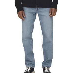 ONLY and SONS Jeans - ONSEDGE STRAIGHT - Zwart - Denim