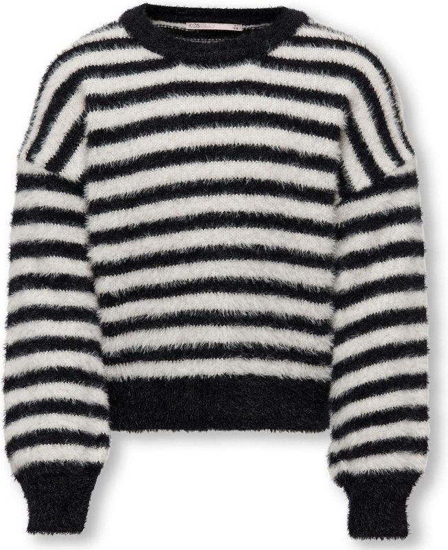 KIDS ONLY - Gebreide Pullover - O-hals - Lange Mouwen - Verlaagde Schoudernaden