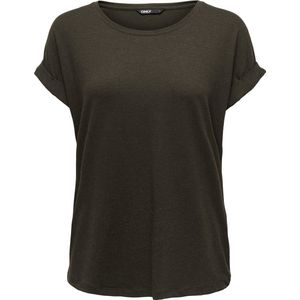 Top - O-hals - Korte Mouwen - Regular Fit