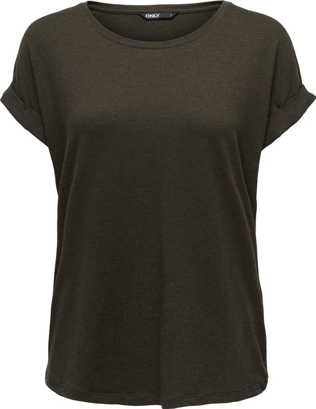 Top - O-hals - Korte Mouwen - Regular Fit