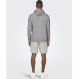 Hoodie - Kangoeroezak - Regular Fit - Korte Mouwen