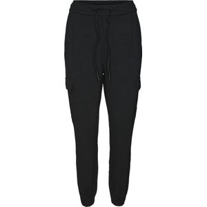 Vero Moda Eva Mid Waist Cargobroek Zwart / 32 Vrouw