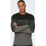 Only & Sons Trui Onspanter Reg 12 Struc Crew Knit No 22016980 Rosin/ Grading Mannen