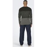 Only & Sons Trui Onspanter Reg 12 Struc Crew Knit No 22016980 Rosin/ Grading Mannen