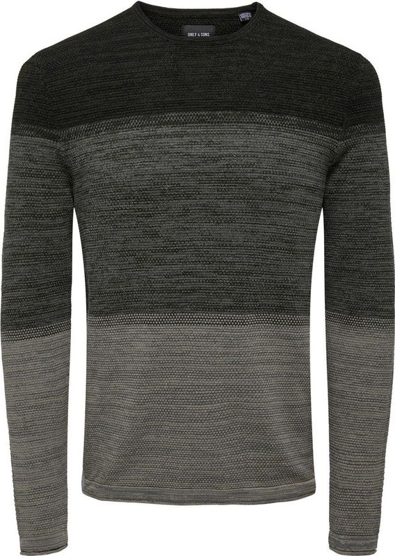 Only & Sons Trui Onspanter Reg 12 Struc Crew Knit No 22016980 Rosin/ Grading Mannen