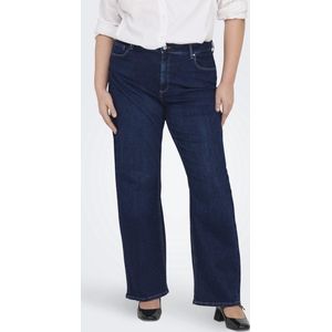ONLY CARMAKOMA - Wide Fit Jeans - Blauw - Denim - High Waist