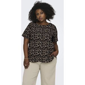 ONLY CARMAKOMA - CARVICA LIFE SS TOP WVN NOOS - Dames - Blouses