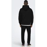Only & Sons Trui Onsdan Life Rlx Heavy Sweat Hoodie 22026661 Black Mannen