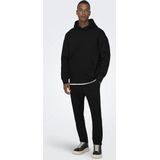 Only & Sons Trui Onsdan Life Rlx Heavy Sweat Hoodie 22026661 Black Mannen