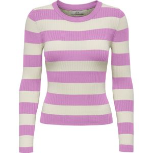 JDY - Jdyplum L/S O-hals - Damestrui - Roze - Viscose Mix