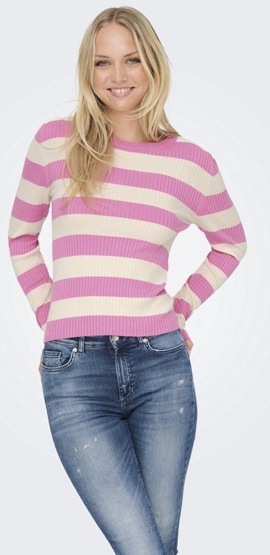 Jdyplum - Gebreide Pullover - O-hals - Lange Mouwen - Rib Fit