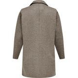 ONLY Carmakoma Carnew Carrie Bonded Coat Otw Noos Damesjas, Cariboe/detail: gemêleerd