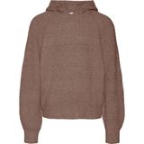 Vmdoffy - Gebreide Pullover - Hoodie - Lange Mouwen - Ballonmouwen