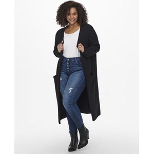 ONLY CARMAKOMA - Vest - Lang - Split Hals - Lange Mouwen - Knit Fit