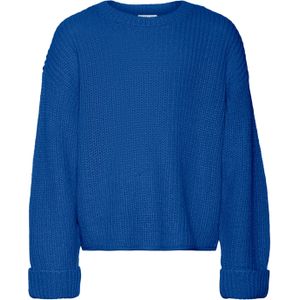 VERO MODA GIRL Grofgebreide Trui VMSAYLA Hardblauw