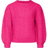 Vmella - Gebreide Pullover - O-hals - Lange Mouwen - Ballonmouwen