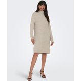 Gebreide Trui - Hoog Halslijn - Lange Mouwen - Jacquard - 82% Polyester