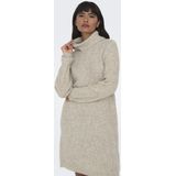 Gebreide Trui - Hoog Halslijn - Lange Mouwen - Jacquard - 82% Polyester