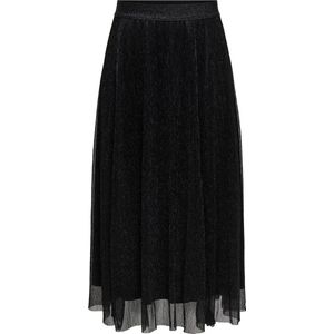 ONLY - Wijd Uitlopende Rok - Zwart - Polyester